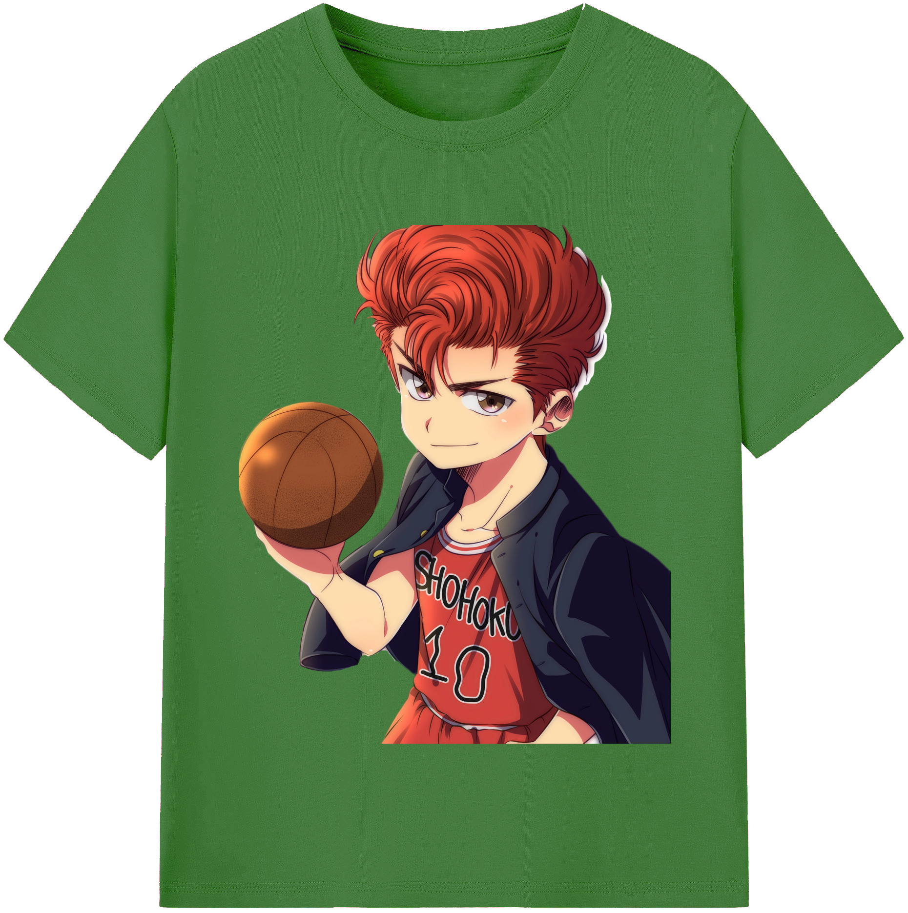 （画像用） SLAM DUNK／スラムダンク レディースカジュアルプリントTシャツ（綿100％）